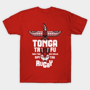 TRFU Tonga Rugby Sea Eagles 'IKale Taki Fan Memorabilia T-Shirt